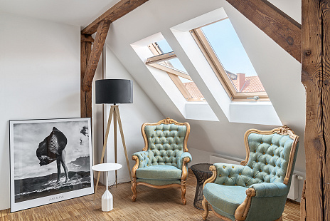 Объект из Среднеповоротные деревянные Fakro FTS-V U2 (V22)